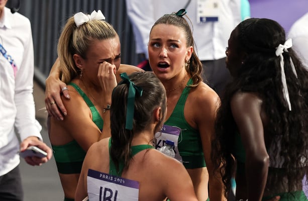 'I'm just so proud': Tears and togetherness as Ireland's relay team reflect on Olympic heartache