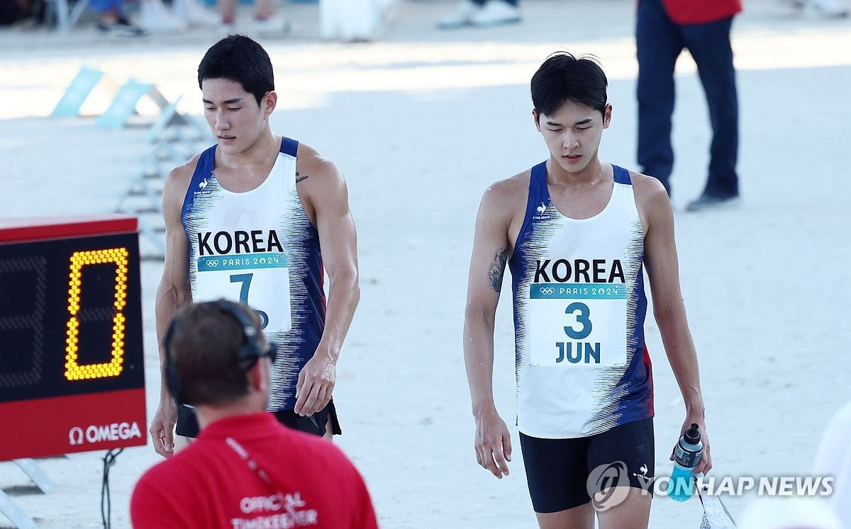 (LEAD) (Olympics) Jun Woong-tae, Seo Chang-wan finish 6th, 7th in men's modern pentathlon