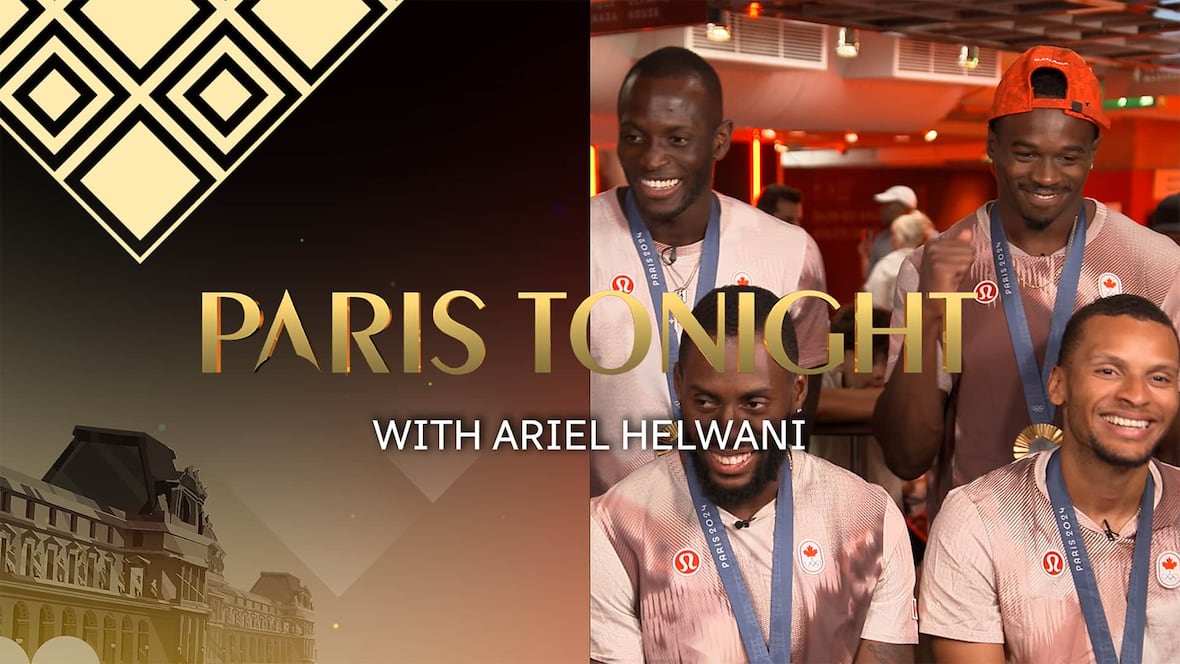 Paris Tonight: Andre De Grasse with the 4x100m team, along with 3 other Olympic medallists | Day 15