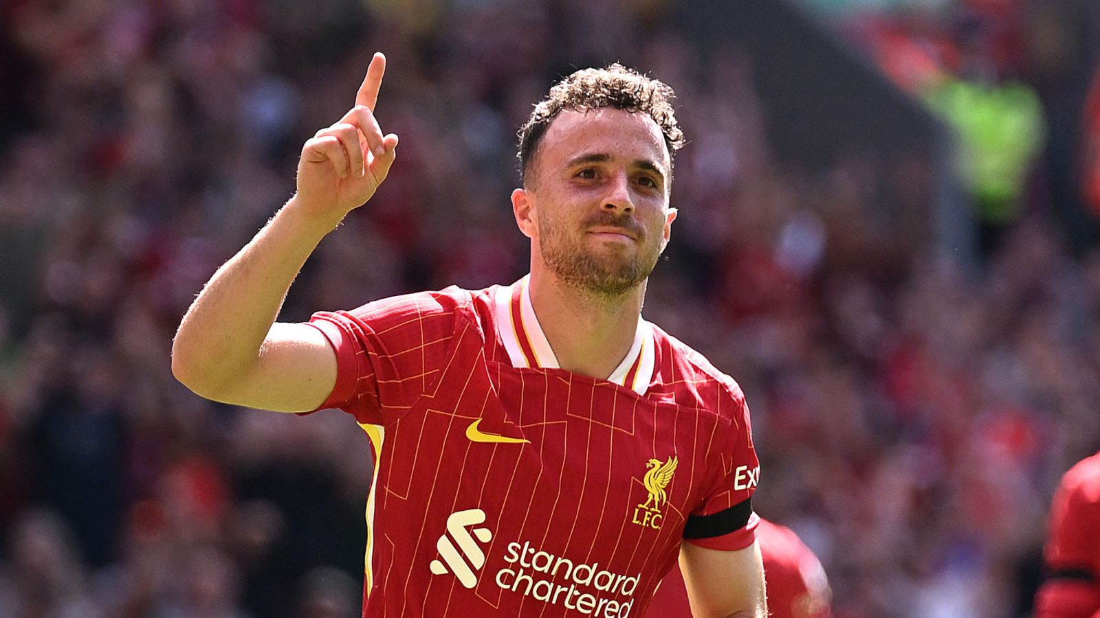 Liverpool 4-1 Sevilla: Diogo Jota hits glorious volley as Reds cruise in Arne Slot's first game at Anfield