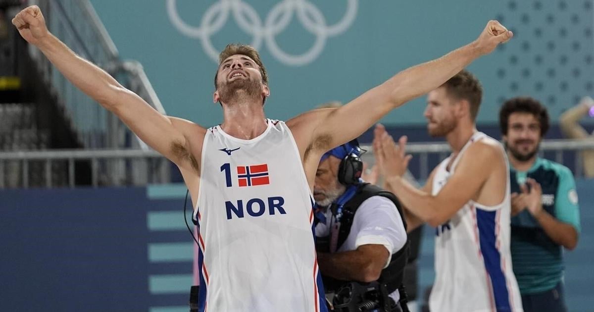 Jump-setting Swedes beat Germany to win the Olympic beach volleyball gold medal