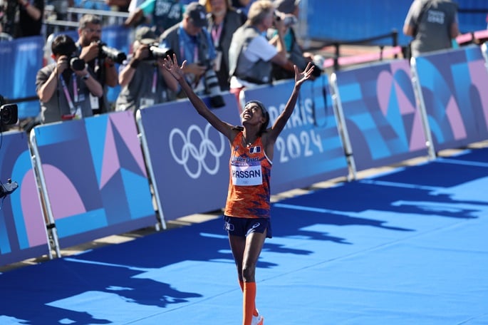 Hassan wins women's marathon gold at Paris Games