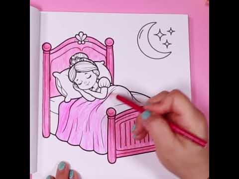 Sleeping Beauty Princess Coloring Page | Coloring Fun For Kids #coloringforkids #coloringfun