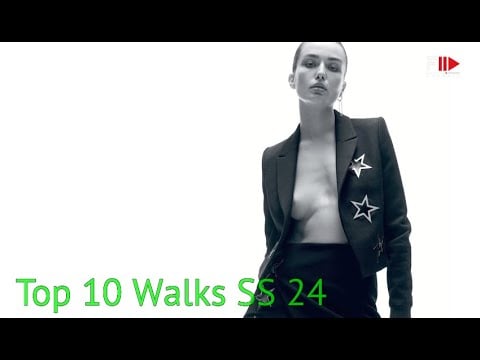 ANDREEA DIACONU Top 10 Walks SS 2024 - 4K