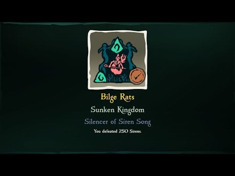 Sea Of Thieves | Commendations | Silencer Of Siren Song