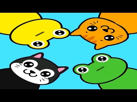 CATS vs FROGS battle - 2 3 4 Player Mini Games