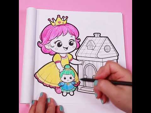 Little Princess, Little Doll &amp; Doll House - Coloring Fun, With Nursery Rhyme &quot;Bring Back My Bonnie&quot;