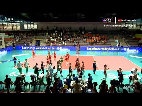 LIVE | The Netherlands vs. Bulgaria - CEV U20 Volleyball European Championship 2024 | Women