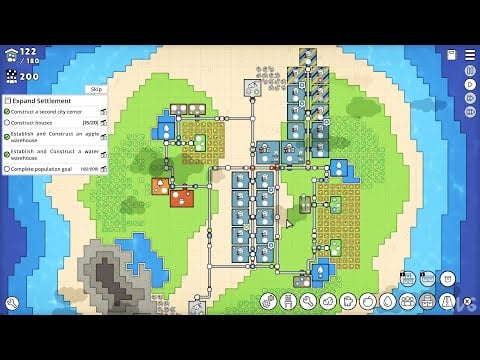 Mini Settlers Gameplay (PC UHD) [4K60FPS]