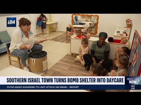 Under fire from Gaza rockets, daycare held in bomb shelter