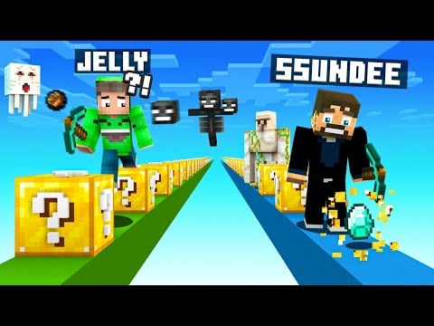 Minecraft LUCKY BLOCK BATTLE vs. SSUNDEE!