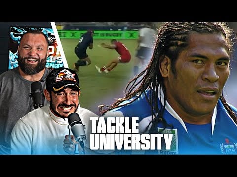 The FILTHY tackles made by Islander GIANTS in the Pacific Nations Cup | Tackle Univerity