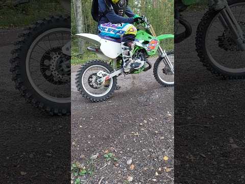 My Sweet Little Ripper KX80cc 2-Stroke 1997 Soundcheck Revs &amp; Acceleration #shorts