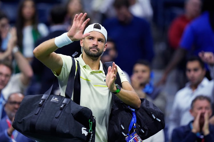 Injury Forces Grigor Dimitrov to Retire from US Open Quarterfinal Match