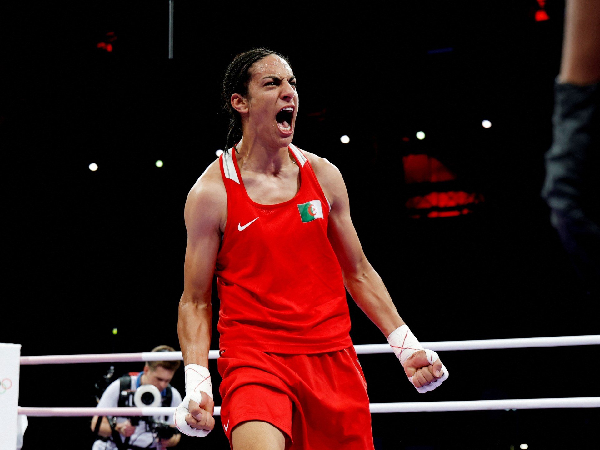 Gender row target Algerian boxer Imane Khelif ensures Olympic medal