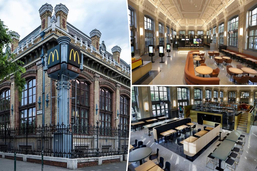 World's most beautiful McDonald's reopens inside old train station