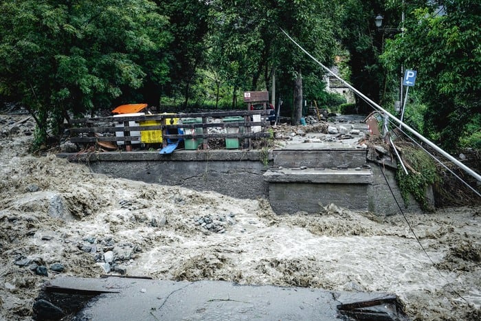 Man missing after flash floods sweep away tractor