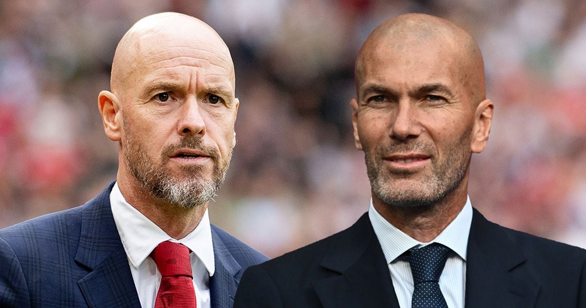 Zinedine Zidane attends club's training session as Erik ten Hag fights to save Manchester United job