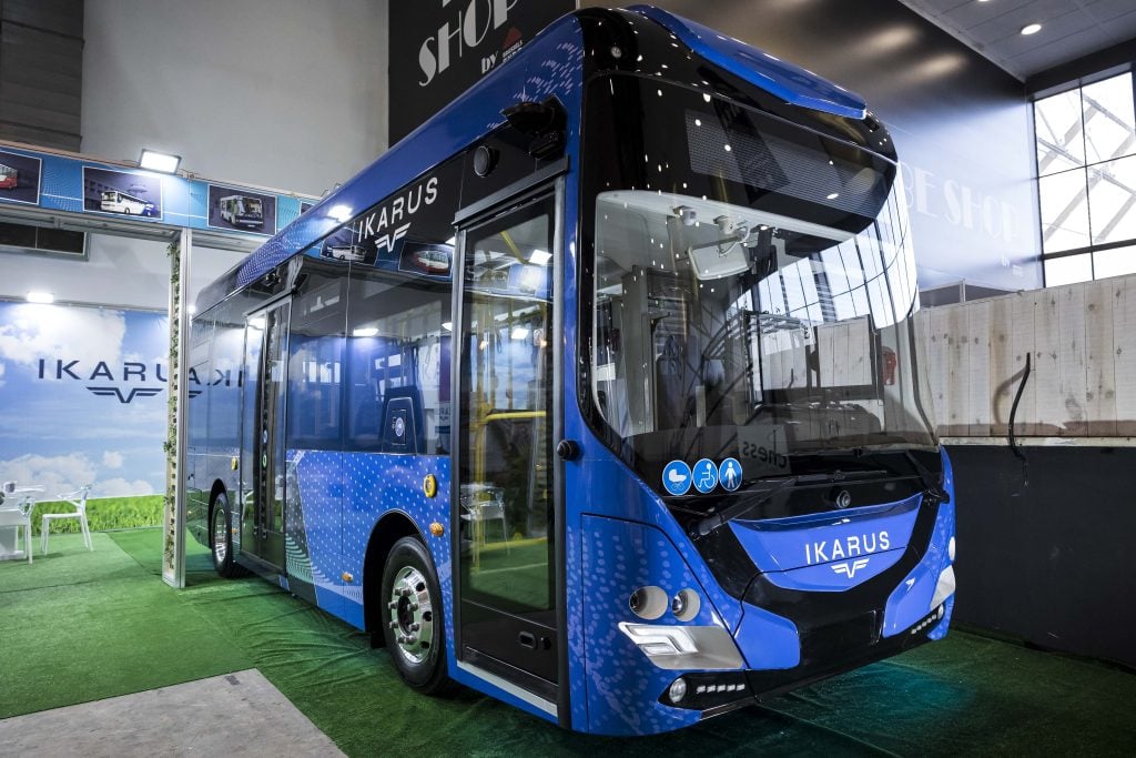 Ikarus 80E Electric Buses Debute in Belgrade