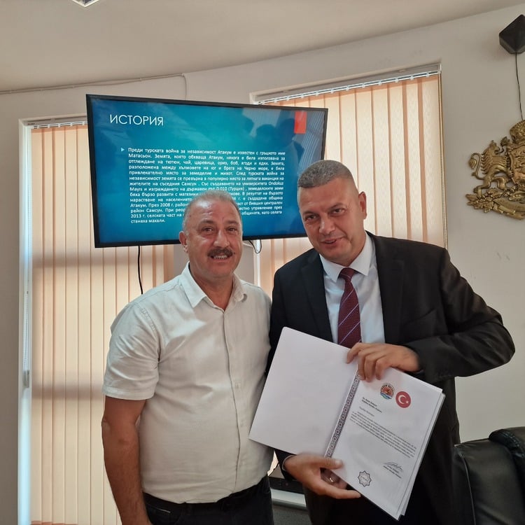 Nedelino Municipality Gets Twinned with Turkish Municipality of Atakum