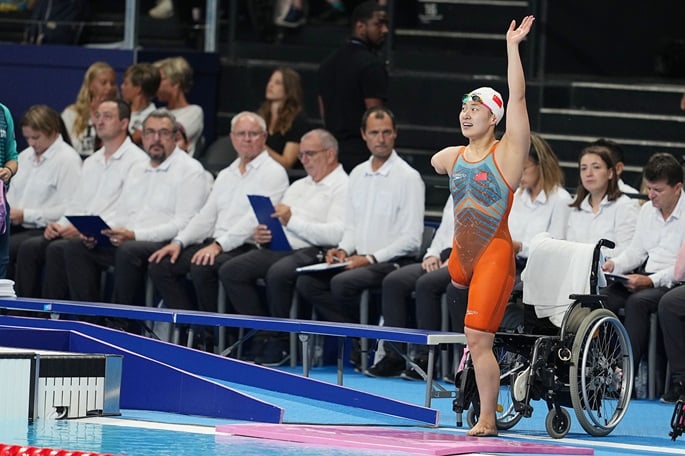 China's Jiang Yuyan grabs 4th gold in swimming