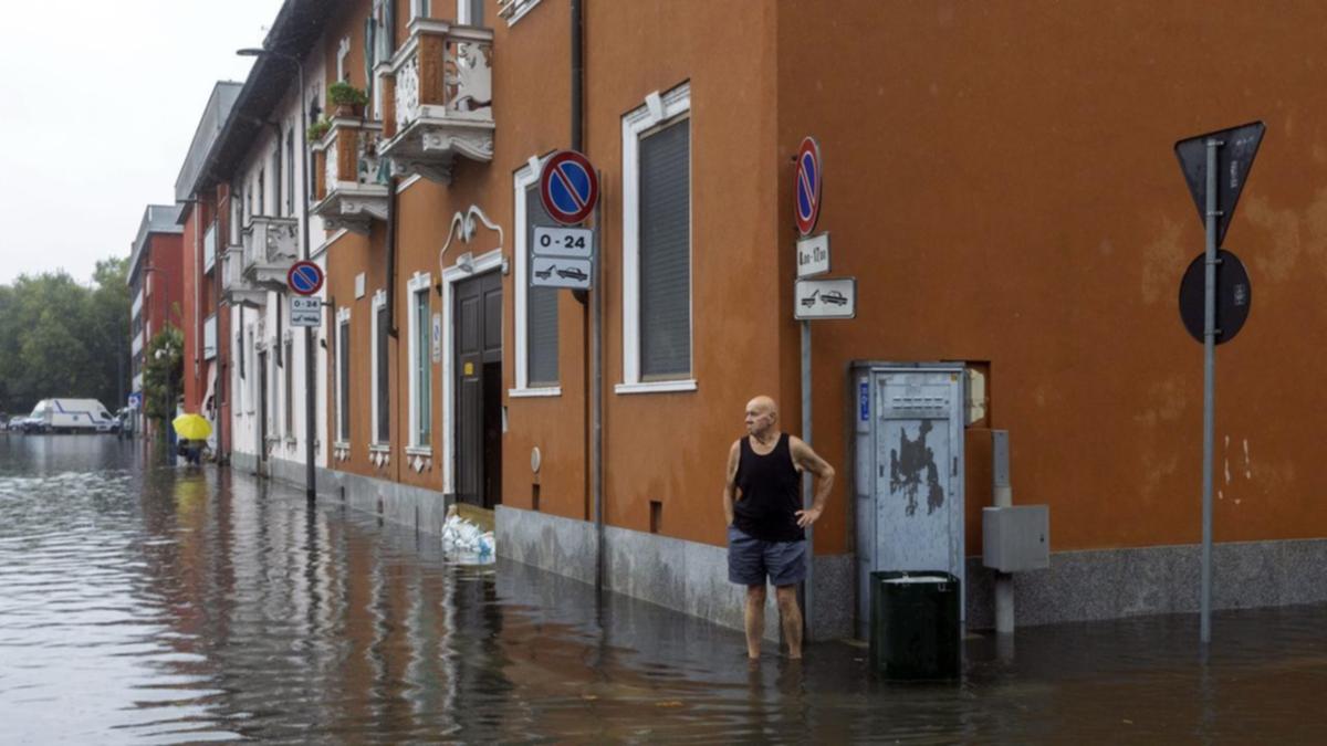 Torrential rains, heavy storms hit northern Italy