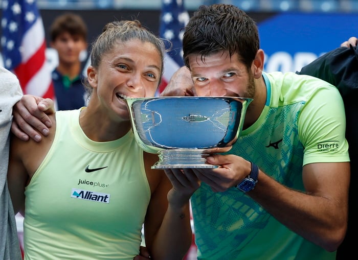 US Open: Errani, Vavassori win mixed doubles