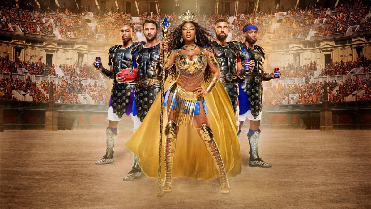 Pepsi's epic campaign throws Gladiator II, Megan Thee Stallion, and NFL stars Travis Kelce, Justin Jefferson, and more into the arena