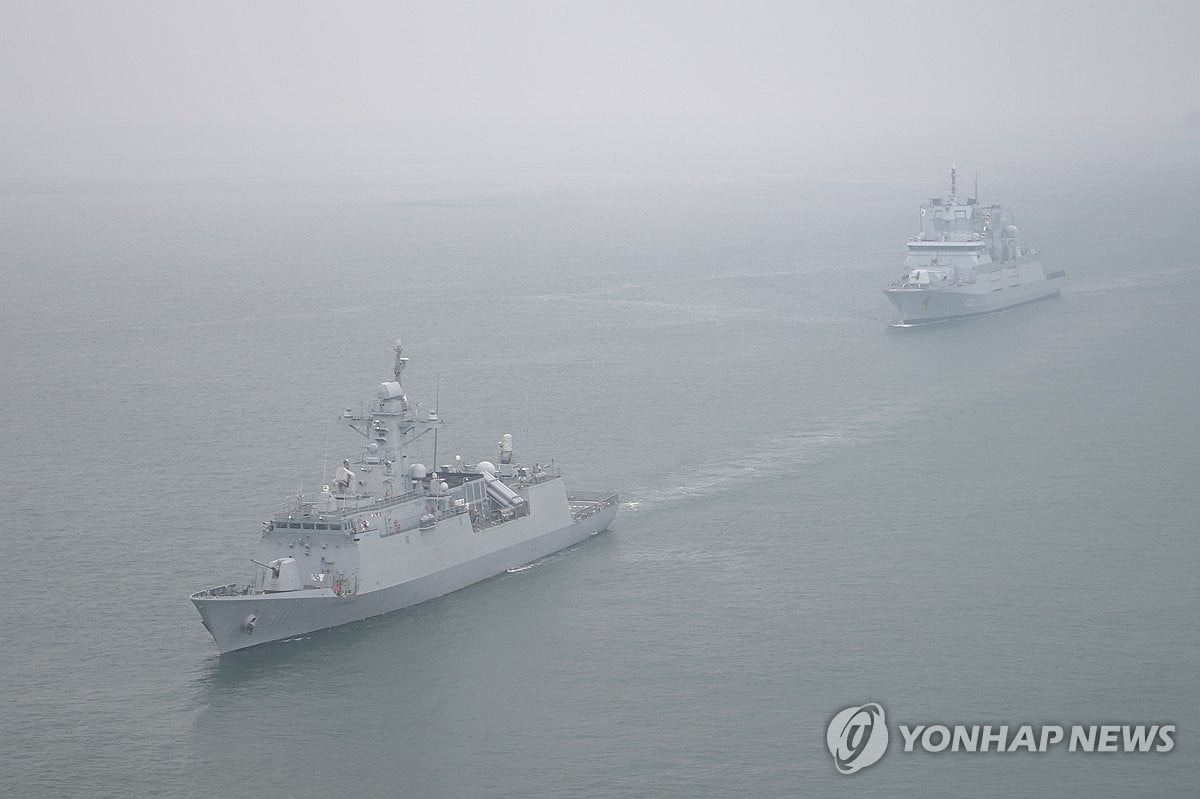 S. Korea, Germany hold joint naval drills in Yellow Sea