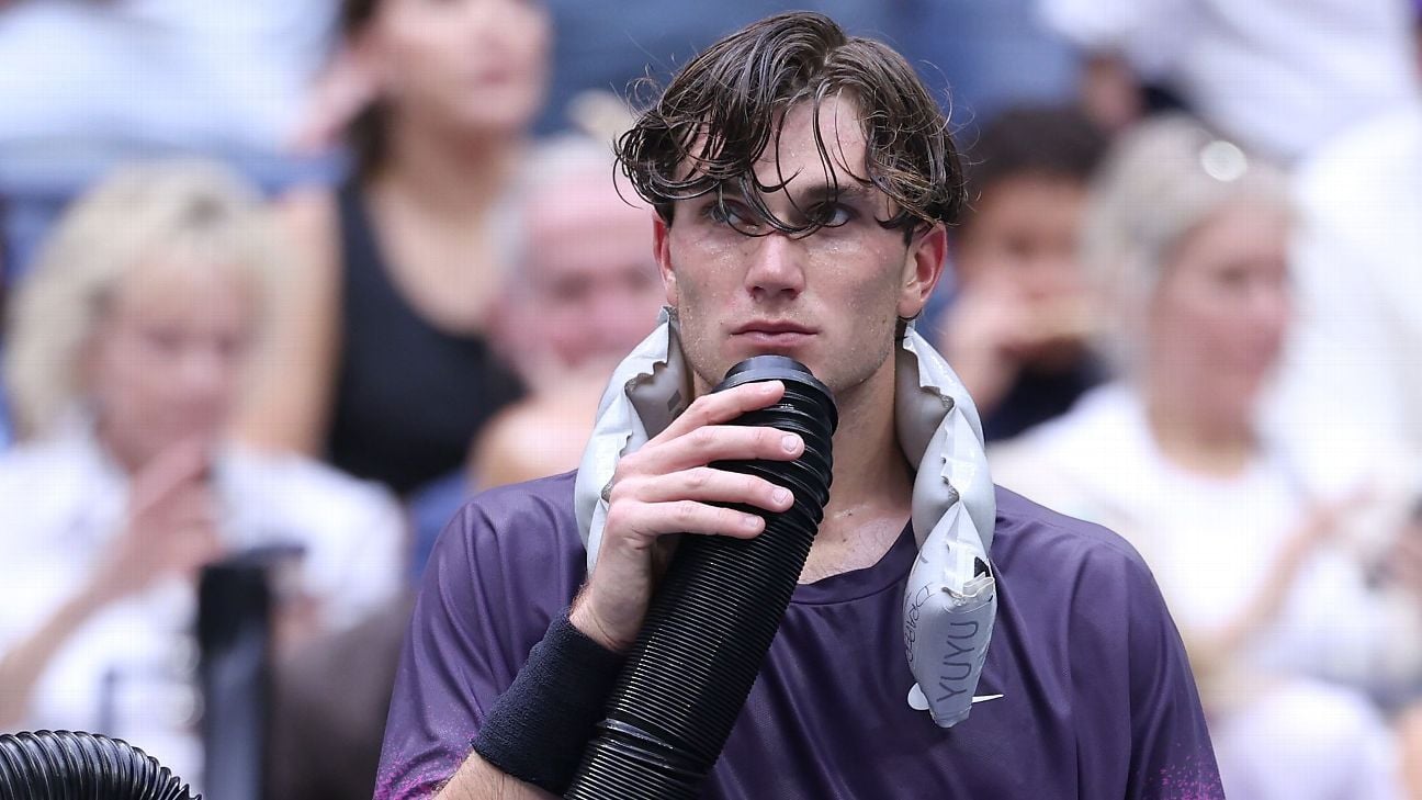 Jack Draper after vomiting in US Open defeat: I'd never quit