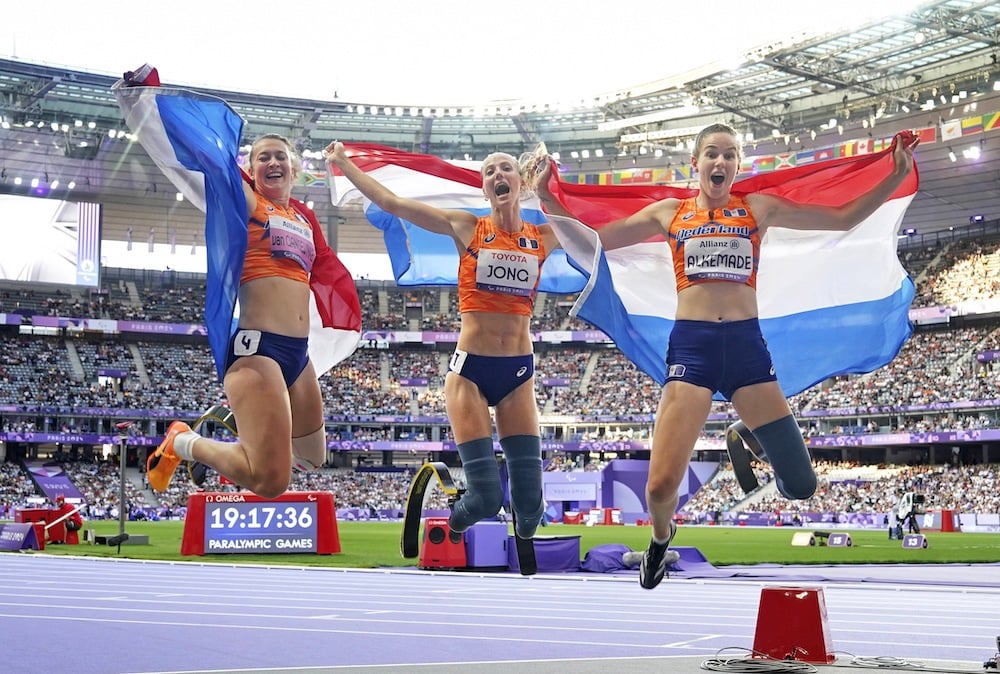 Dutch women make it bronze, silver and gold in Paralymics 100m