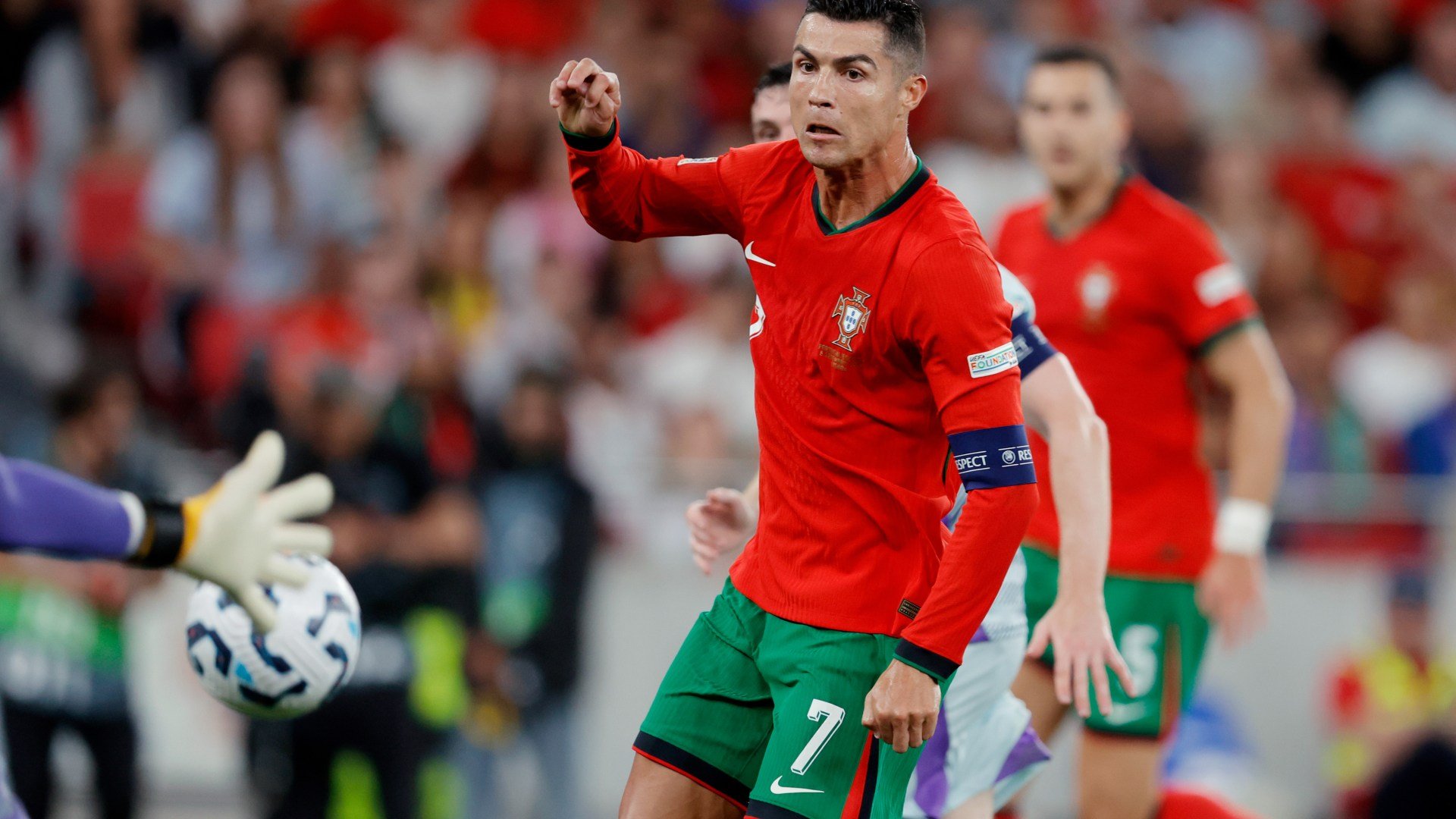 Cristiano Ronaldo's late goal against Scotland brings up surprising career milestone for 901-goal hero