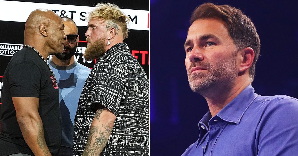 Jake Paul's team hit out at Eddie Hearn over Mike Tyson fight criticism