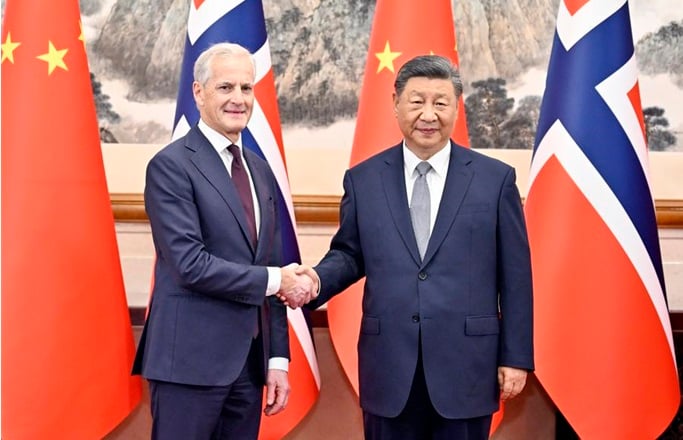 Xi meets PMs of Norway, Spain, discusses situations in Ukraine, Palestine