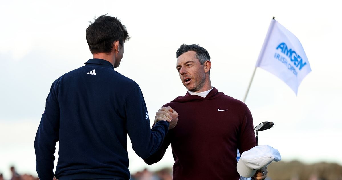 Rory McIlroy reacts to promising Amgen Irish Open start to lead the home charge 