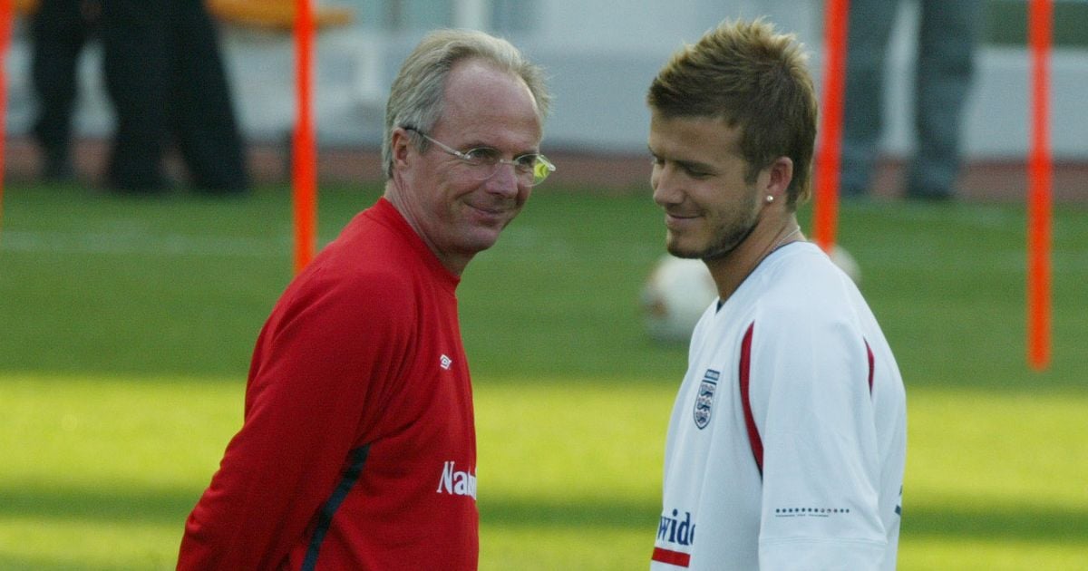 David Beckham to lead mourners at Sven-Goran Eriksson's funeral after flying in