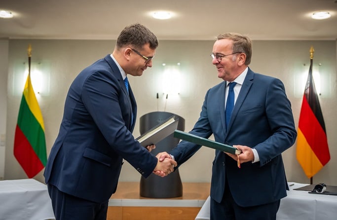 Deal signed to finalize conditions for German troops in Lithuania