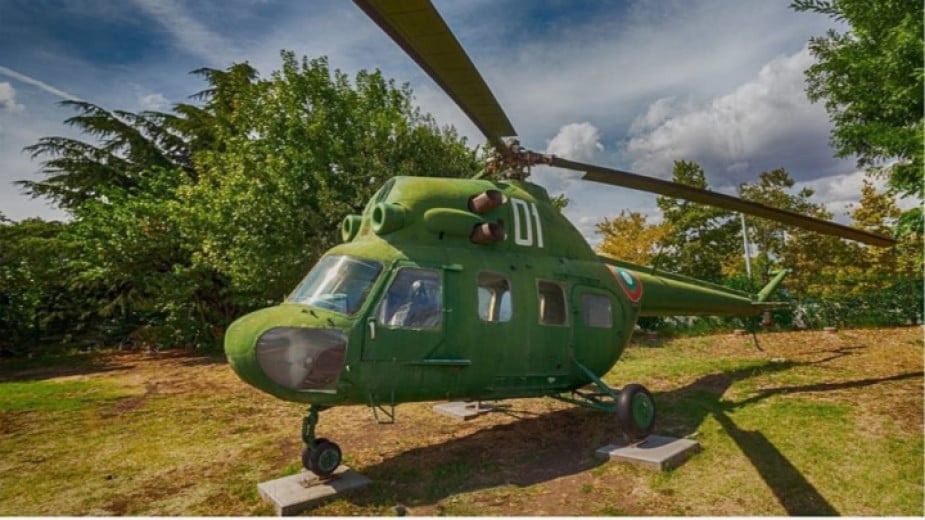 The Mi-2 helicopter is the "star" of the Burgas Aviation Museum in September