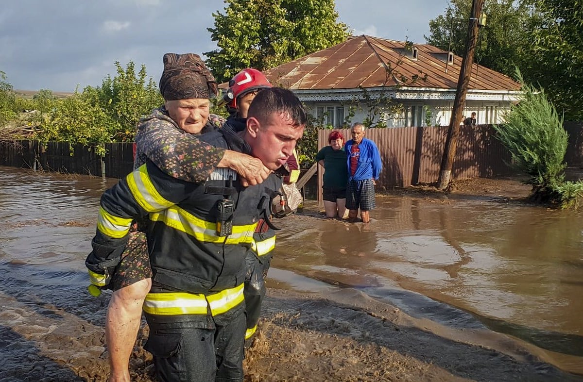 Five people found dead in eastern Romania as rainstorms leave scores stranded