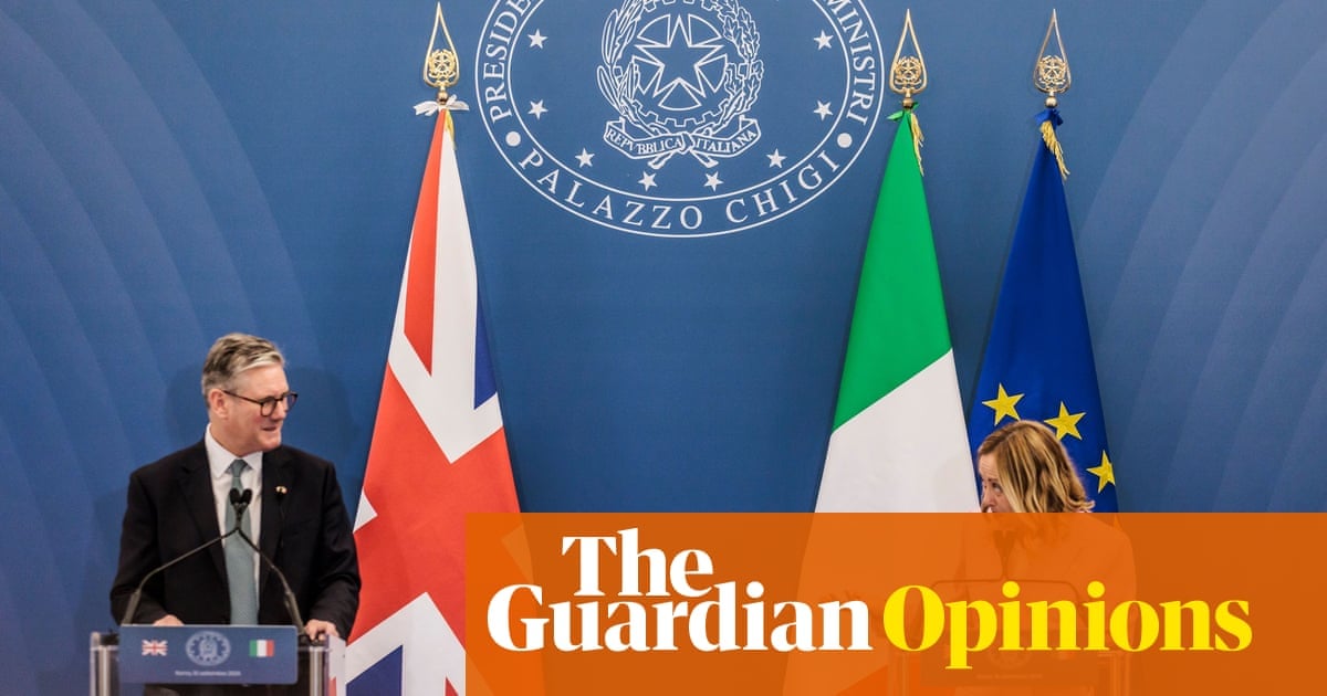 The Guardian view on Starmer, Meloni and migration: Labour must retain its moral clarity