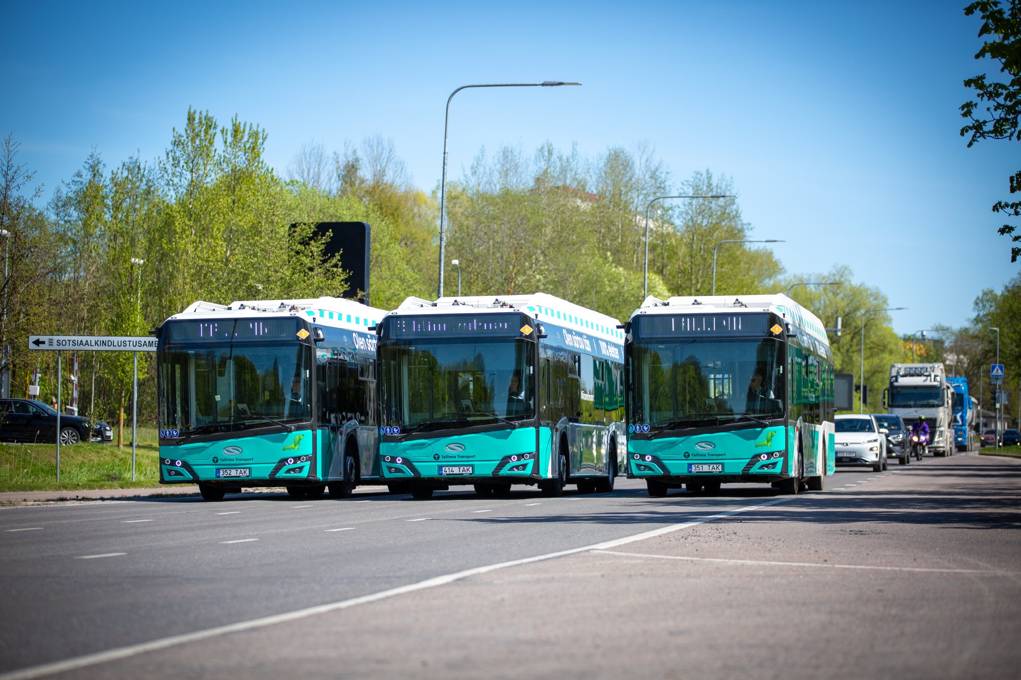 Tallinn to pilot AI monitoring of bus lanes and stops