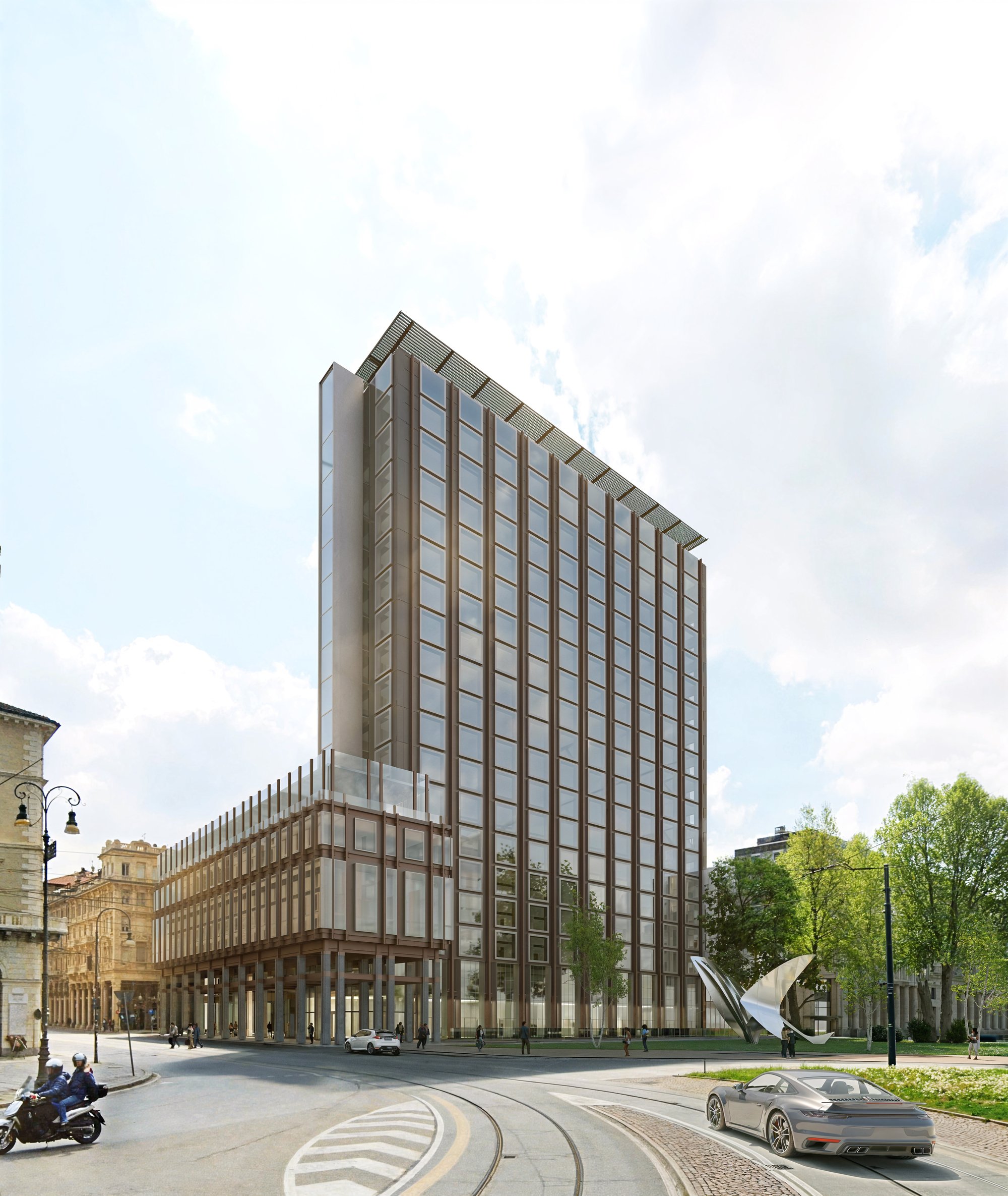 CRA Unveils Adaptive Reuse Design for Turin's Iconic Palazzo Micca in Italy