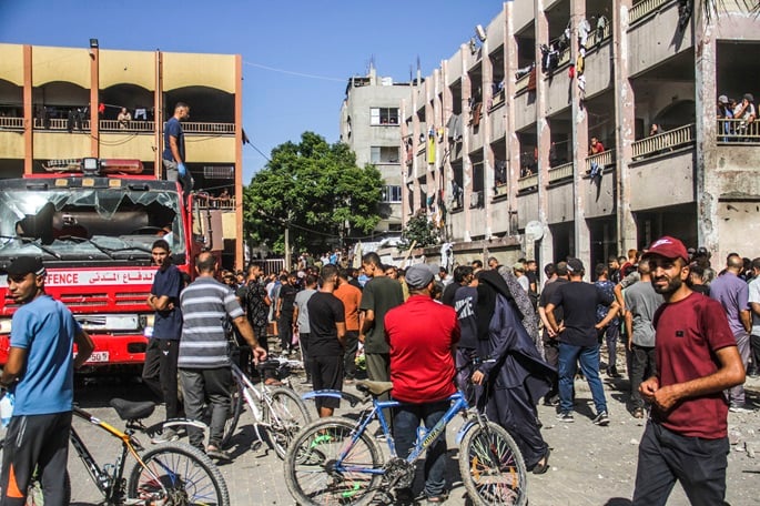 15 killed in Israeli attack on Gaza school