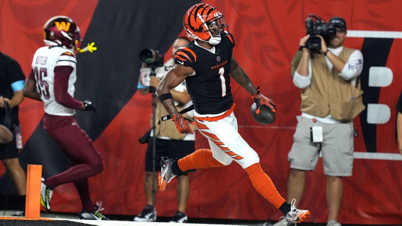 Bengals' Ja'Marr Chase puts drama behind, 'having fun again'