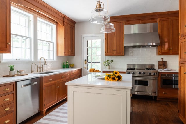 6 New Kitchens With Rich Wood Cabinets