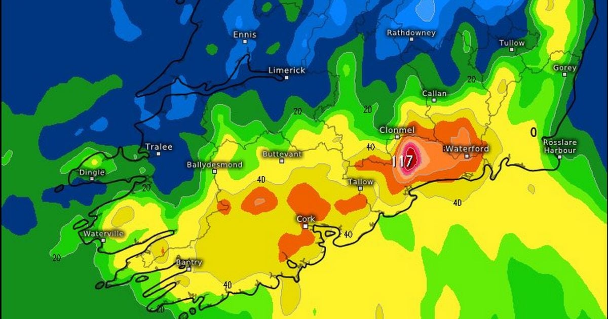 24-hour Status Yellow weather warning issued for three counties as flooding possible