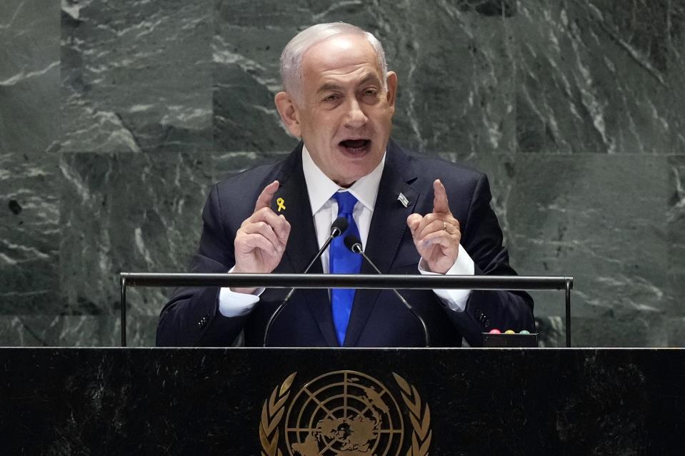 Netanyahu, at UN, vows that Israel will keep 'degrading Hezbollah' until its objectives are met