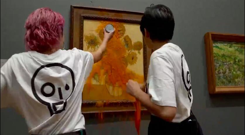 Activists throw soup on Van Gogh paintings hours after conviction for 2022 incident