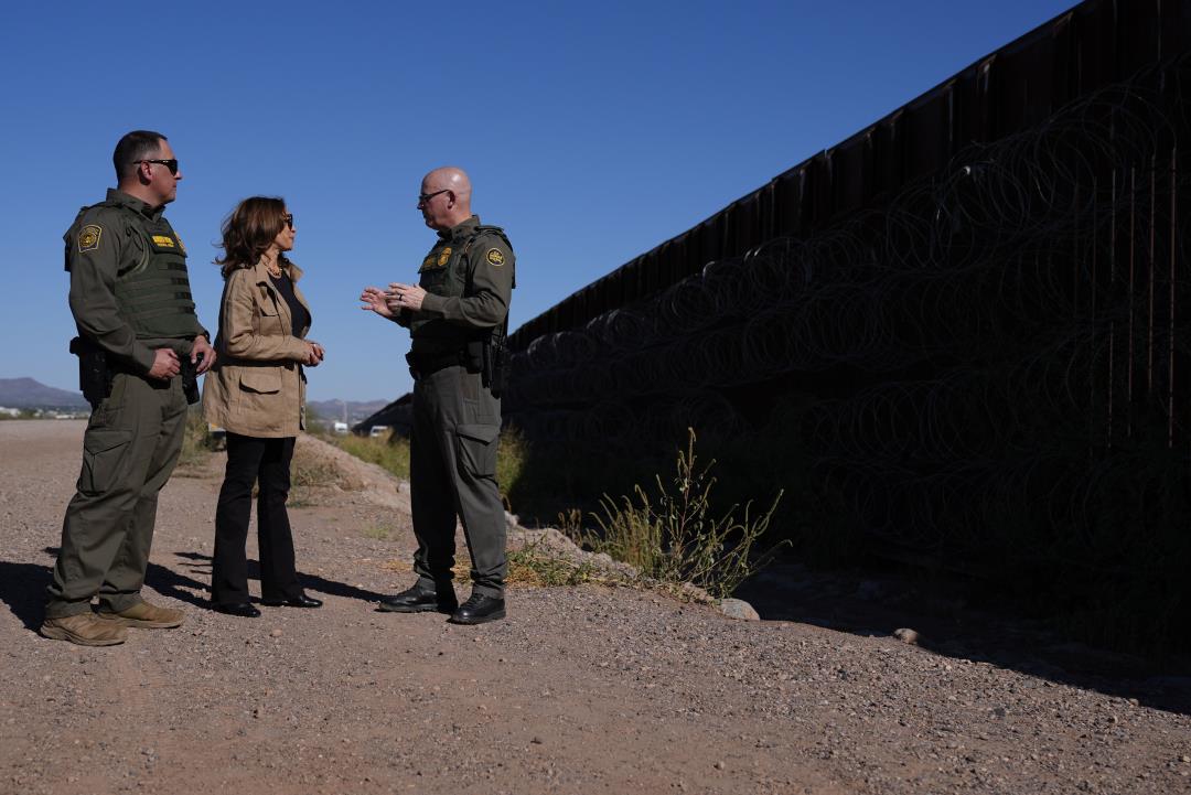 Harris Visits Border, Rebuffs 'False Choice' on Immigration