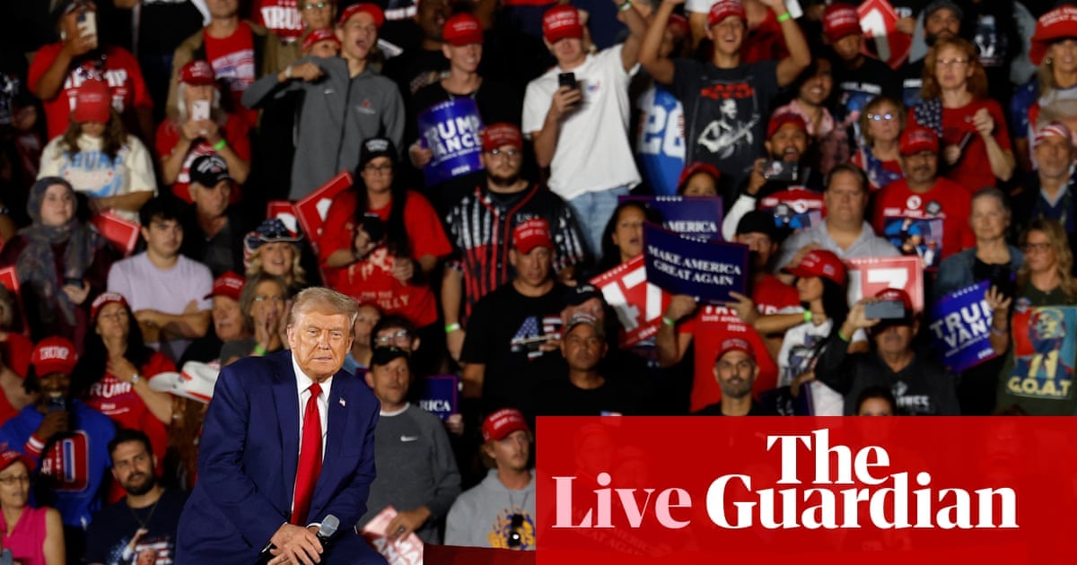 Trump to address immigration in Wisconsin, while Walz to visit Michigan football game - live